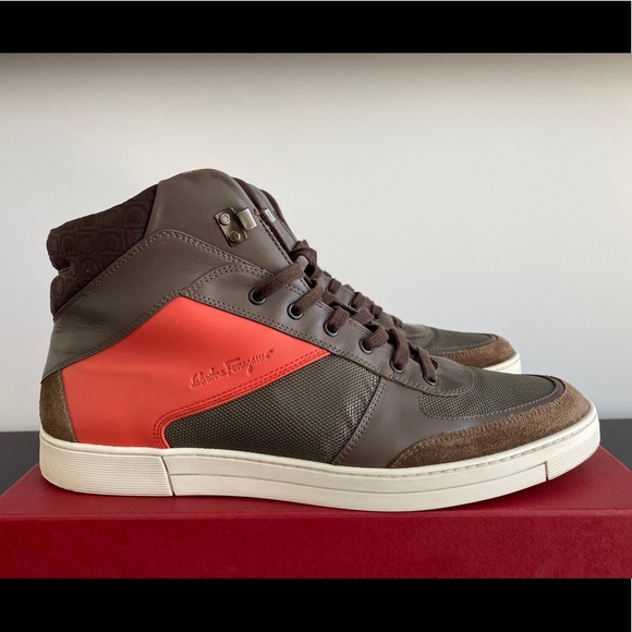 Salvatore Ferragamo Other - Salvatore Ferragamo High Top Sneakers Men’s 12